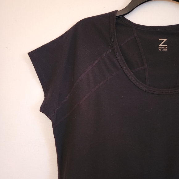 Z by Zella Black Active Short Sleeve Tee womens size xl - Picture 2 of 9